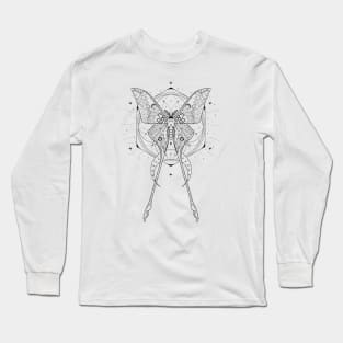 Chinese Luna Moth - Actias Dubernardi Long Sleeve T-Shirt